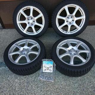 215 45 17スタッドレスタイヤとホイールのセット（ヨコハマ...