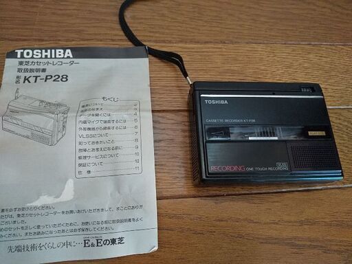 東芝カセットレコーダー KT-P28