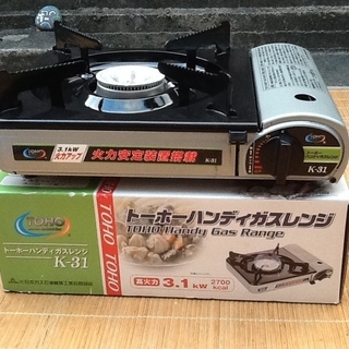 【未使用品】カセットコンロ トーホーハンディガスレンジ K-31...