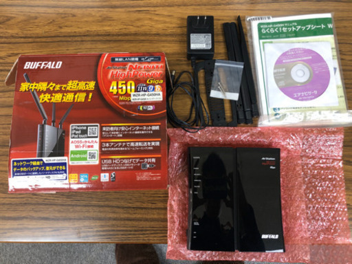 AirStation NFINITI HighPower Giga WZR-HP-G450HA バッファロー 無線LAN
