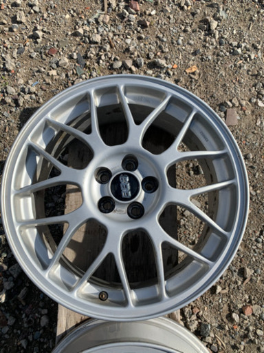 BBS STI 17”+48 7JJ 4本　RG345 裏にSTI 刻印あり　軽量鍛造ホイール