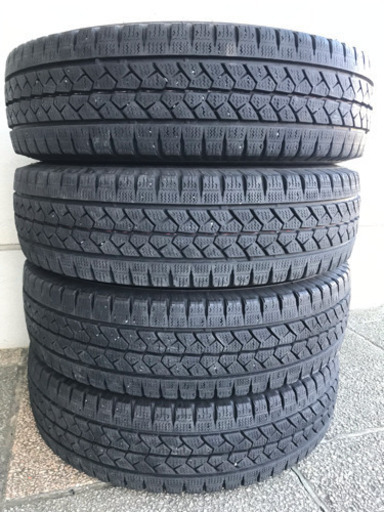 バリ溝 BS VL1 195/80R15 スタッドレス ハイエース等