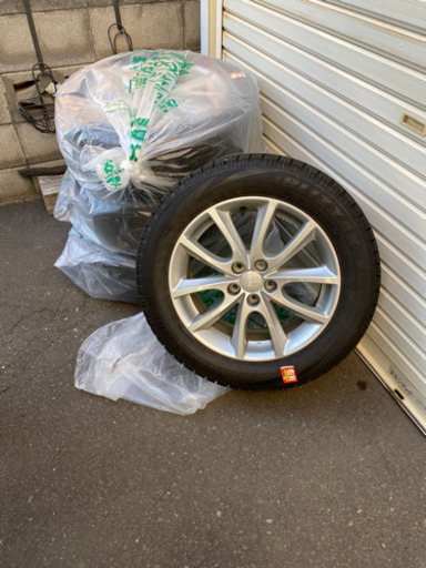 インプレッサ純正アルミホイール付き　ブリザックVRX 205/55R16