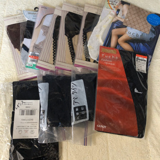 レギンス、網タイツ、夏用フットカバー等