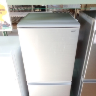 【あわわ】SHARP１２ドア冷蔵庫処分 シャープ SHARP 冷蔵庫 2ドア 右開き左開き付け替え(どっちも