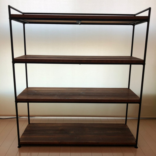 美品　ウッドシェルフ