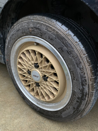 エンケイメッシュ　PCD100  ファルケン夏タイヤセット