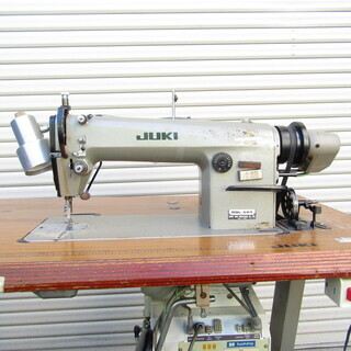 工業用ミシン JUKI ジューキ DDL-505 レトロ ハンドクラフト 手工芸 本縫い自動糸切り G-1623 レトロ!! 工業用ミシン(業務用) JUKI DDL-505 MC-100付□（8717