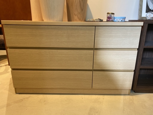 サンウッド チェスト ローチェスト 収納 ナチュラル 木製 中古品