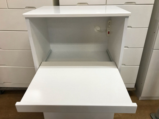レンジ台 ホワイト 幅60cm 中古