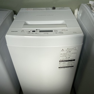 洗濯機 東芝 TOSHIBA AW-45M5(W) 2018年製 4.5kg 中古品②