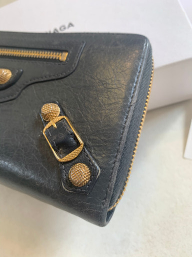 バレンシアガ 財布 百貨店購入時のレシートあり