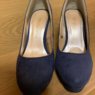ヒール10cmパンプス23.5の画像