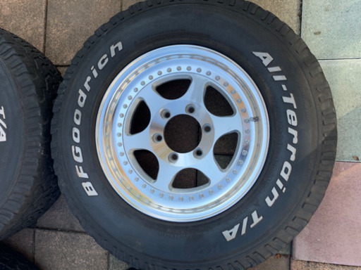 【溝なし】BFGOODRICH  FRONTLINE/BIGHALF タイヤホイールセット
