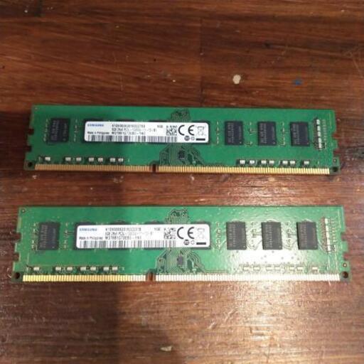 中古メモリ(16G：8Gx2枚）M378B1G73EB0-YK0