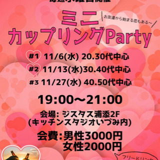 ミニ　カップリングparty