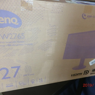 BenQの 27インチLEDモニターの画像