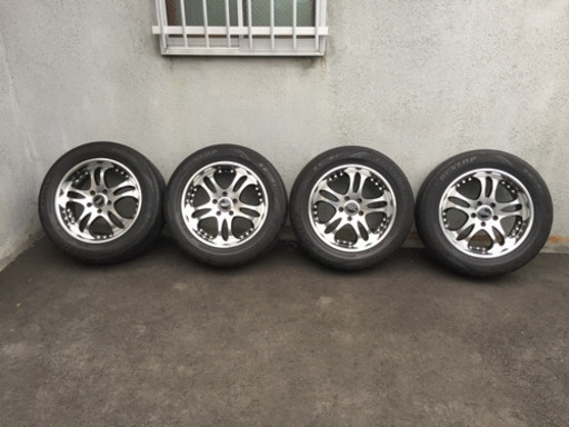 値下げ！MPVで使用！215/60R17 夏タイヤ  TMWアルミ美品 4本セット