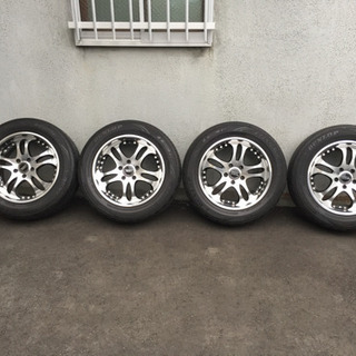 値下げ！MPVで使用！215/60R17 夏タイヤ  TMWアルミ美品 4本セット