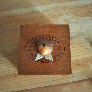 【美品】木製小物入れ