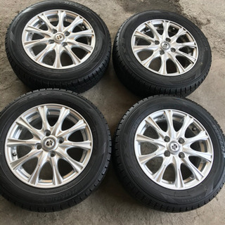 👌175/65/14 アルミホイール付きスタッドレス中古タイヤ★取り付け無料★の画像