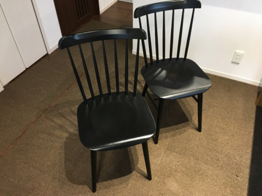 【最終値下げ】TO-35 BK ダイニングチェア2脚 チェコ製 定価¥25700