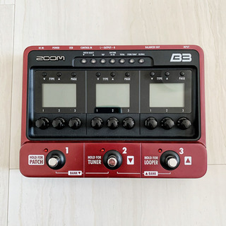 ZOOM B3 ベース用マルチエフェクター