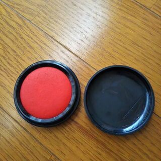 【美品】シャチハタ 朱肉40号