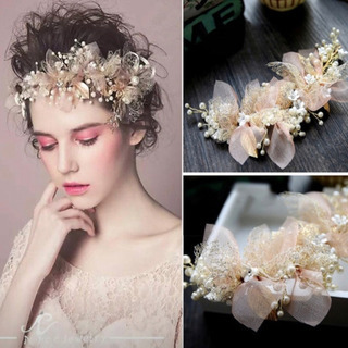 ウェディング ヘアアクセサリー ドレスアクセサリー レース コーム