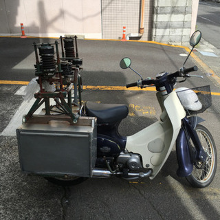 ホンダカブ50　出前機　出前箱
