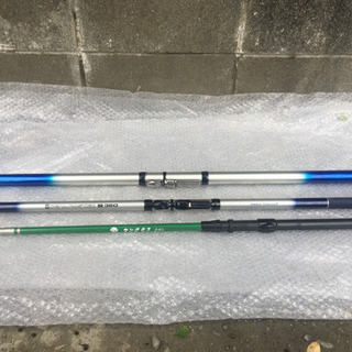 投げ竿３本セット
