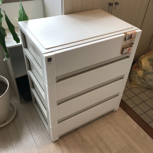 【未使用品】収納ケース4段ワイド