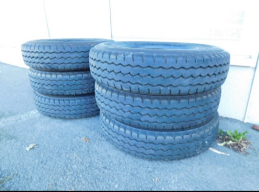 北海道 旭川発 ブリヂストン ECOPia RADIAL 225/80/R17.5 新車外し 2017年製 6本