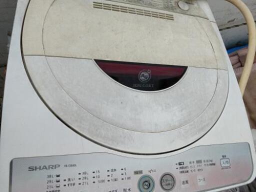 近隣配送無料☆シャープ SHARP 6kg 全自動洗濯機　ステンレス槽　ES-GE60L-P 簡易乾燥機能付き　6.0kg ピンク系☆送料込み(地域限定)☆直接引き取り歓迎☆早期受け取り希望☆