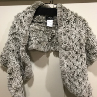 【美品】ラビットファー　　ストール