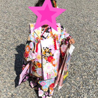 値下げしました！七五三 ３歳 着物の画像