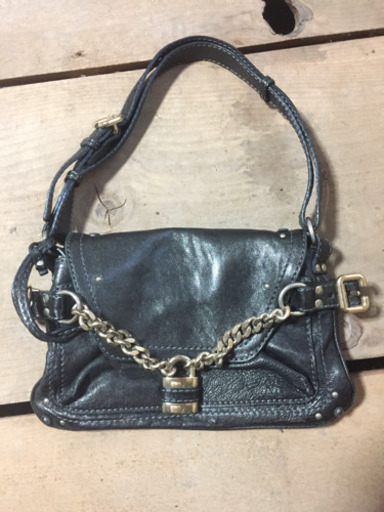 美品  クロエ Chloe ミニパディントン バッグ 黒