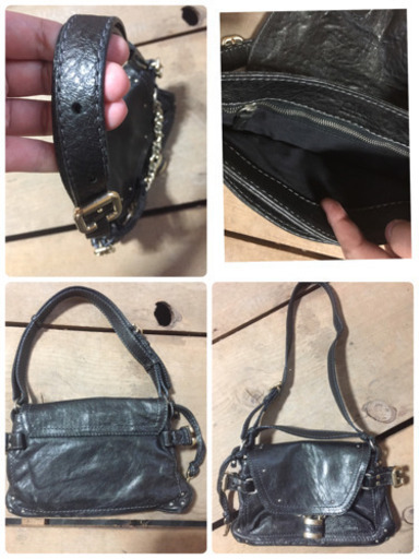 美品  クロエ Chloe ミニパディントン バッグ 黒