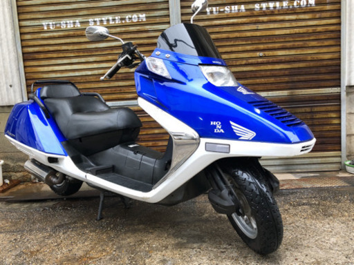フュージョンX 実動！セル1発！現役車輌！低走行28999km！純正ブルーカラー