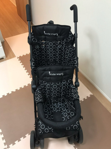 2人乗りベビーカー duoシティhop フロントガード外れるタイプ