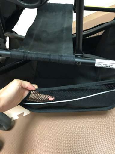 2人乗りベビーカー duoシティhop フロントガード外れるタイプ