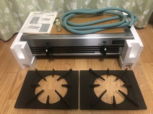 未使用 リンナイ 業務用ガステーブルコンロ RSB-206 都市ガス