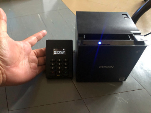楽天ペイのICカードリーダーとEPSON Bluetoothレジプリンター