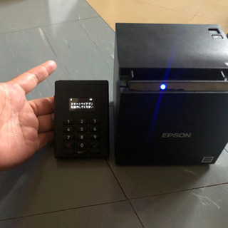 楽天ペイのICカードリーダーとEPSON Bluetoothレジ...