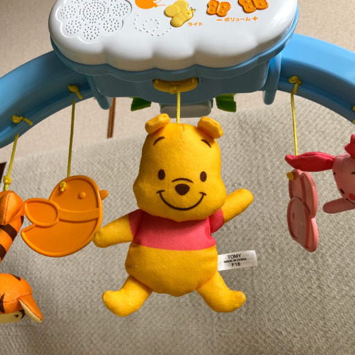 ✴︎美品✴︎人気✴︎くまのプーさん えらべる回転6WAYジムにへんしんメリー