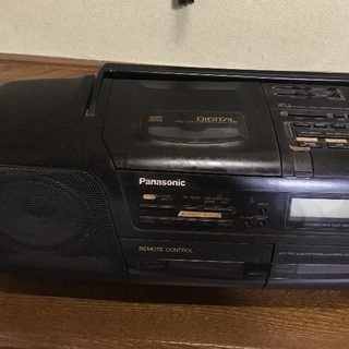 パナソニック CD  &  テープ  ラジカセ