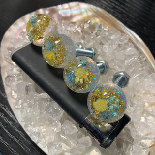 【水中花】ナンバーボルト 4本セット白