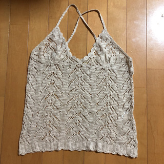 ニット風キャミソール