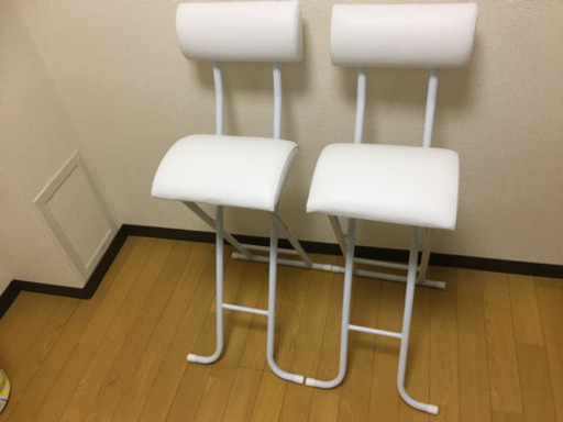 折りたたみチェアー2つセット　中古美品