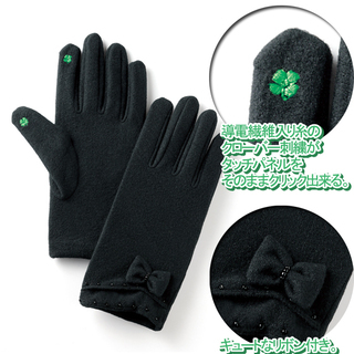 ★タッチパネル対応あったか手袋 レディース★《新品》の画像